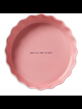 Kate Spade New York Make It Pop Pie Dish, one size, Pink